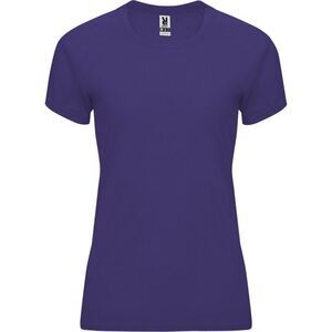 Roly Womens/Ladies Bahrain Short-Sleeved Sports T-Shirt / Mauve